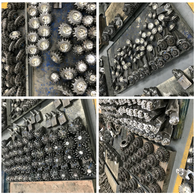 Api Reg Pin Connection Rubber Tricone Rock Drill Bit.jpg