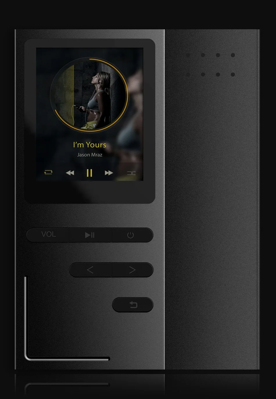 GERUIDA NEW MP4 Music Player, Full Metal MP4 Player With Voice Recorder Loudspeaker Support TF Video FM Watch E-Book Pictures (3)