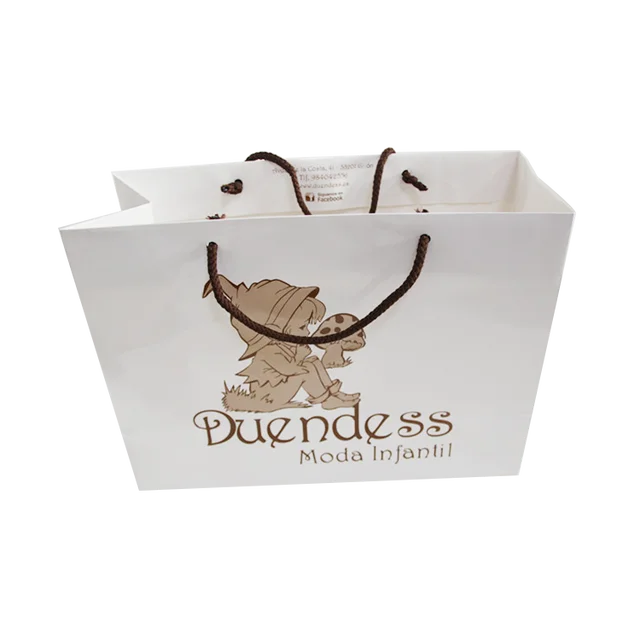 promotion custom color printing paper gift bag