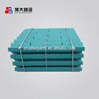High manganese steel C145 C160 nordberg crusher machine spare parts movable jaw plate jaw crusher wear parts