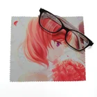 anime printing glasses cloth microfiber cloth in bulk