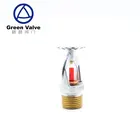 Green Valve High Quality brass nickel plated fire protection sprinkler heads fire spirnkler system