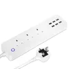 Smart Power Strip Compatible with Alexa Google Home and IFTTT, 3 AC Outlets 6 USB Surge Protect WiFi Power Strip,No Hub Required