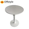 High Quality multi-function gas lifting sit to sand height office adjustable round coffee table