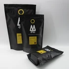 Resealable 250gram 500gram 1Kg Erect Bottom Gusset Bags For Coffee Tea Snack Food