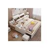 Wholesale Multi-functional leather massage bed with storage music bed