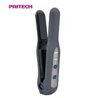 PRITECH LED Display Ceramic Coating Plate Usb Powered Cordless Power Bank Function Cordless Flat Iron