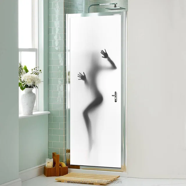 Amazon Hot Sale DIY Home Decor Poster Decoration Sexy Beautiful Girl Wall Murals Waterproof Bathroom Door Decals