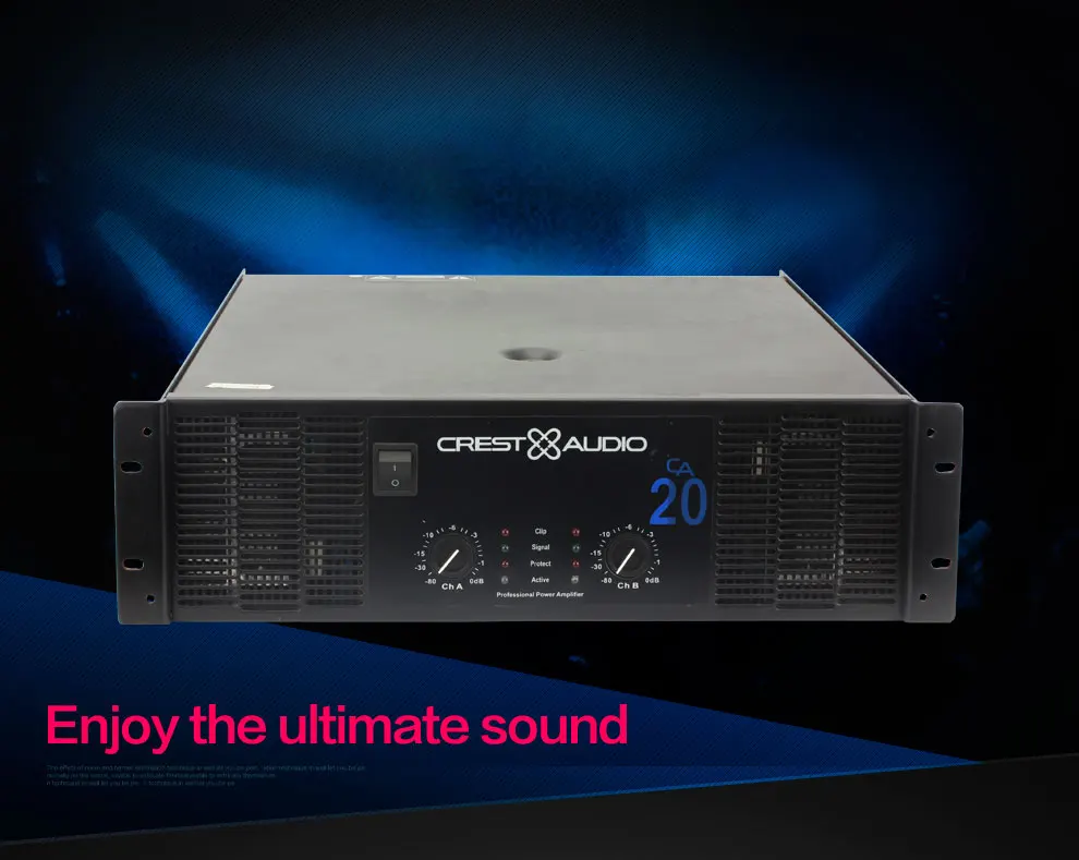 Ca20 Crest Audio Power Amplifier 800W Price - ANKUX Tech Co., Ltd
