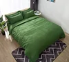 Double Sided Solid Army Green Polyester Bedding Set/Bed Linens/Bed Set