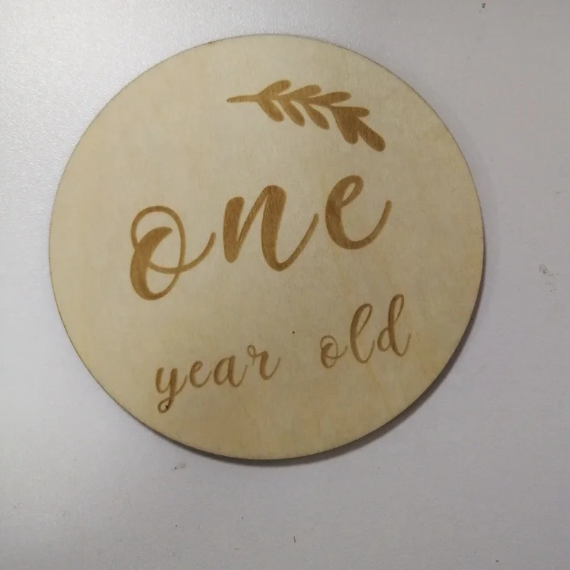 laser cut out pregnancy milestone card baby milestone cards