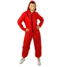 Salvador Dali La Casa de Papel Red Overall Jumpsuit TV & Movie Famous Costume with Mask