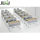 School School Desk School Furniture Double Seater School Desk And Chair Folding Training Table