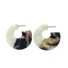 Fashion Splice Acetate Stud Earring Women Earring Jewelry