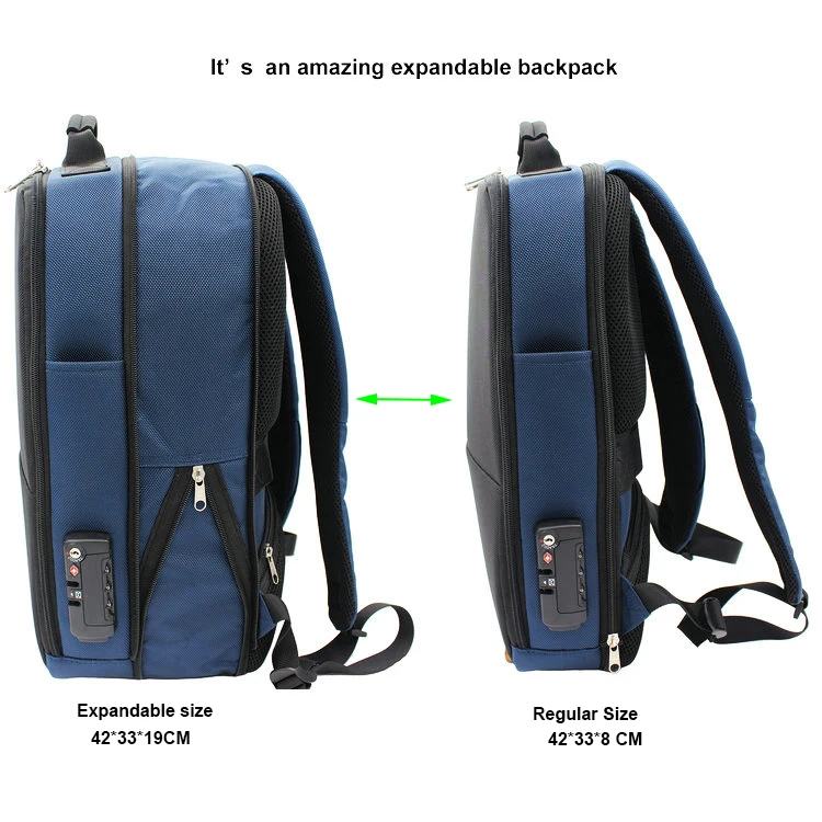 airflow anti-theft backpack with secret pockets