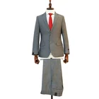 Stock hot sale grooming set uniform design formal pants suit for men wedding dress office