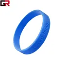 Wholesale cheap silicon debossed bracelets