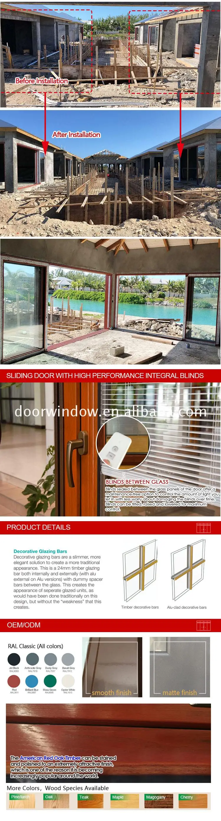 aluminium  high quality sliding door