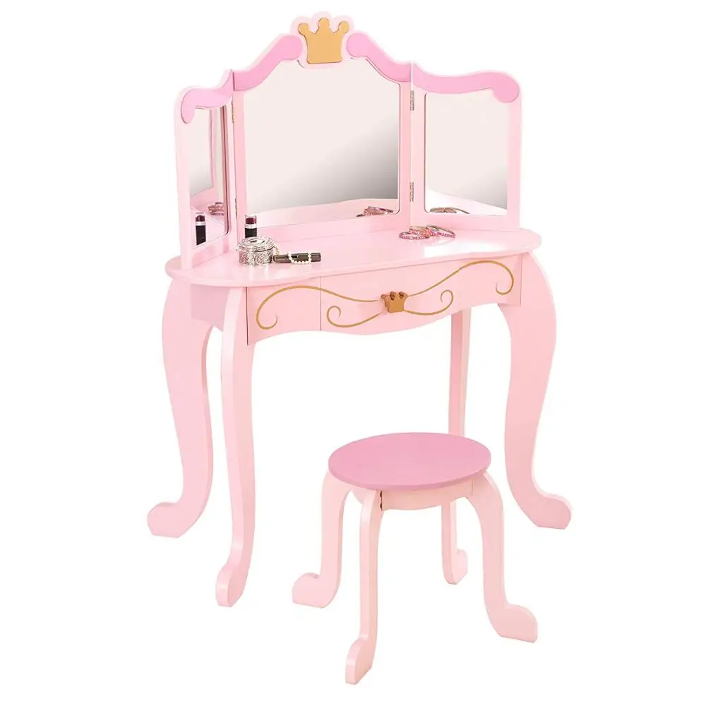 dressing table with mirror for kids