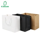 Wholesale Custom Printed Shopping Brown Gift White Kraft Paper Bag with Your Own Logo for Handles