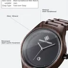 Watch Watches Mens Calendar Watch In Natural Sandalwood Wooden Watches Ebony Wood Watch For Men