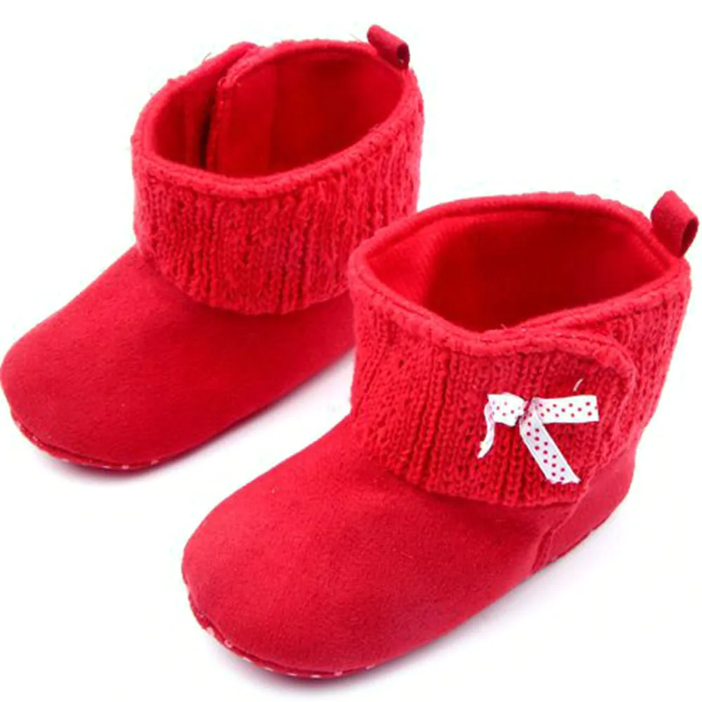 infant red boots