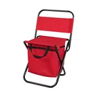 2 in 1 Outdoor Folding Comfortable Barbecue Fishing Cooler Bag Chair With Backrest