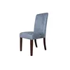 modern italian restaurant upholstered wooden dining chair with fabric