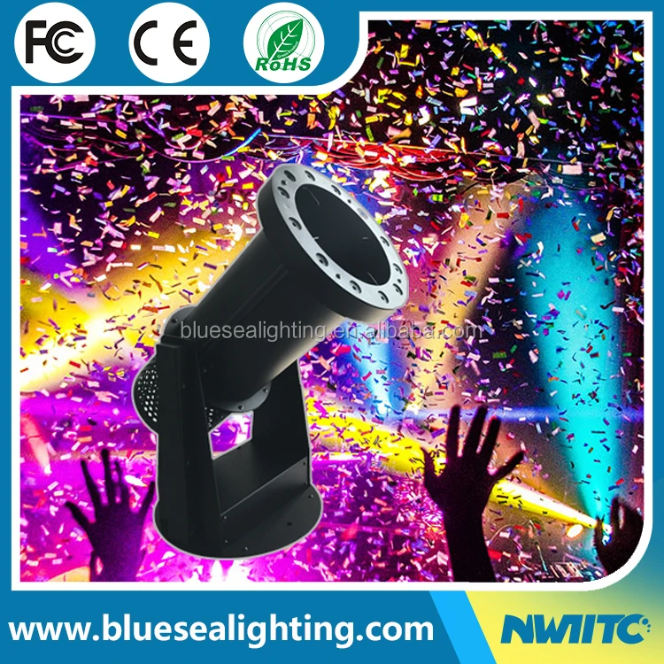 DMX Remote 1200w LED RGB 3IN1 making paper blower maker cannon confetti machine 