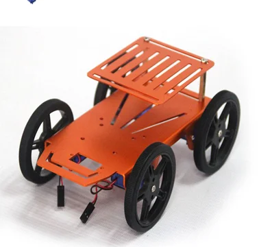 4WD Educational Aluminum Metal Robot Car Chassis
