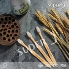 cheap biodegradable kids bamboo toothbrush in china