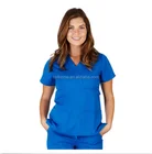 BSCI Factory Colorful Scrubs Hospital Uniform with V neck Nurse Uniform Medical Scrubs