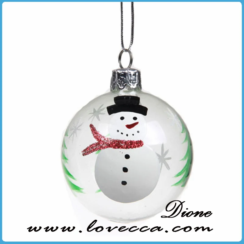 christmas glass inside painting ball xmas ball
