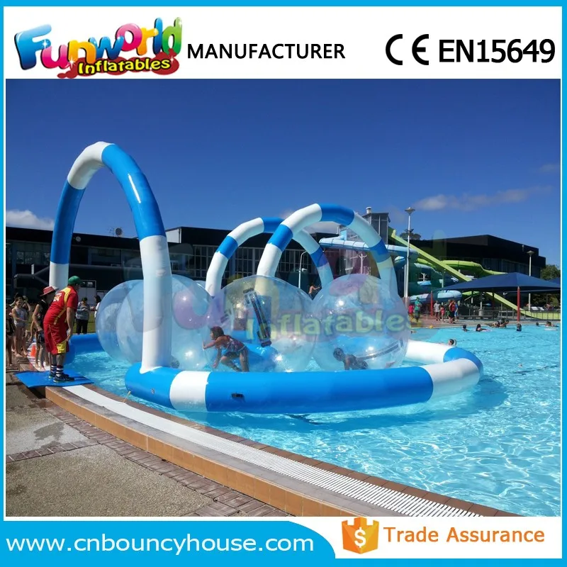 inflatable zorb pool