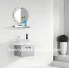 BONNYTM Italian Design Round Vanity Mirrors Stainless Steel Bathroom Cabinet BN-8253
