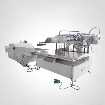 Motor driving silk screen printer with vacuum table