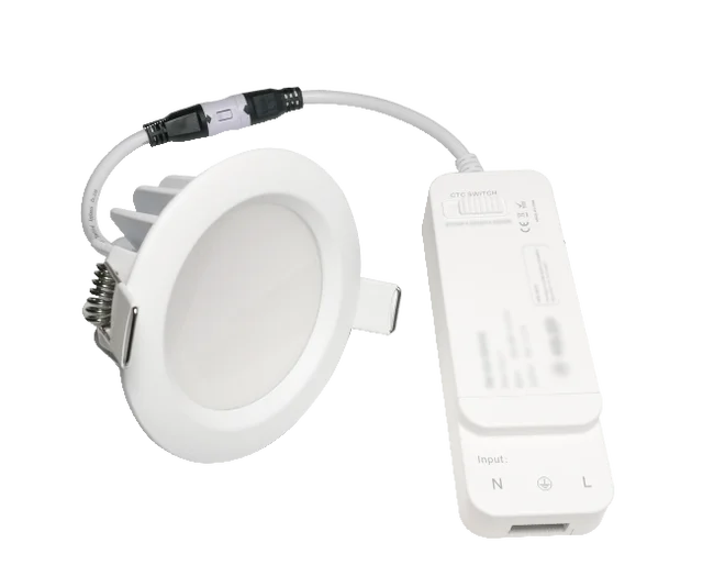 ホット販売 7 ワット 8 ワット 9 ワット調光可能な天井 COB インテリジェント耐火色温度変更凹型スポットライト LED ダウンライト