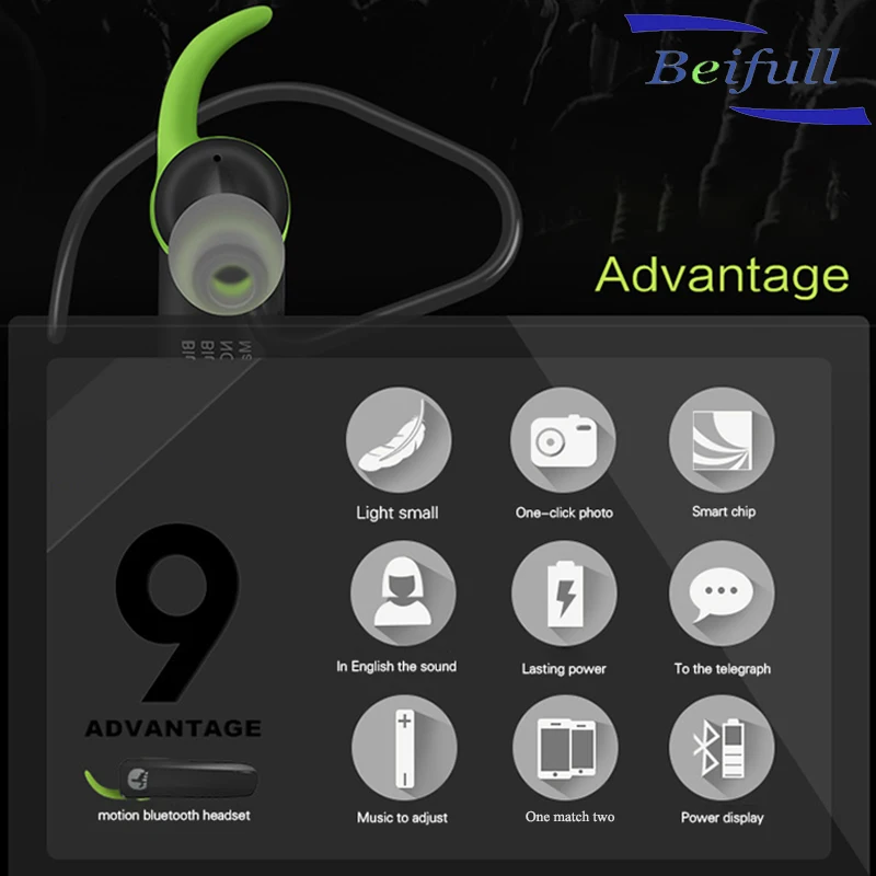 V4.1 EDR Ear hook style mini single side wireless earphone for businessman for sale - ANKUX.COM