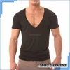 /product-detail/hot-sale-mens-deep-sexy-v-neck-t-shirts-gym-apparel-black-t-shirt-plain-60685419208.html