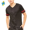 Wholesale Custom Sublimated striped Breathable Plain Jersey Mens Baseball T Shirt