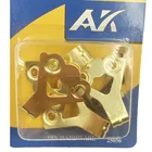 Hook Picture Hook AK Heavy Duty Golden Picture Hanging Hook Supports Up To 100 Pounds 4pcs 1 Pack