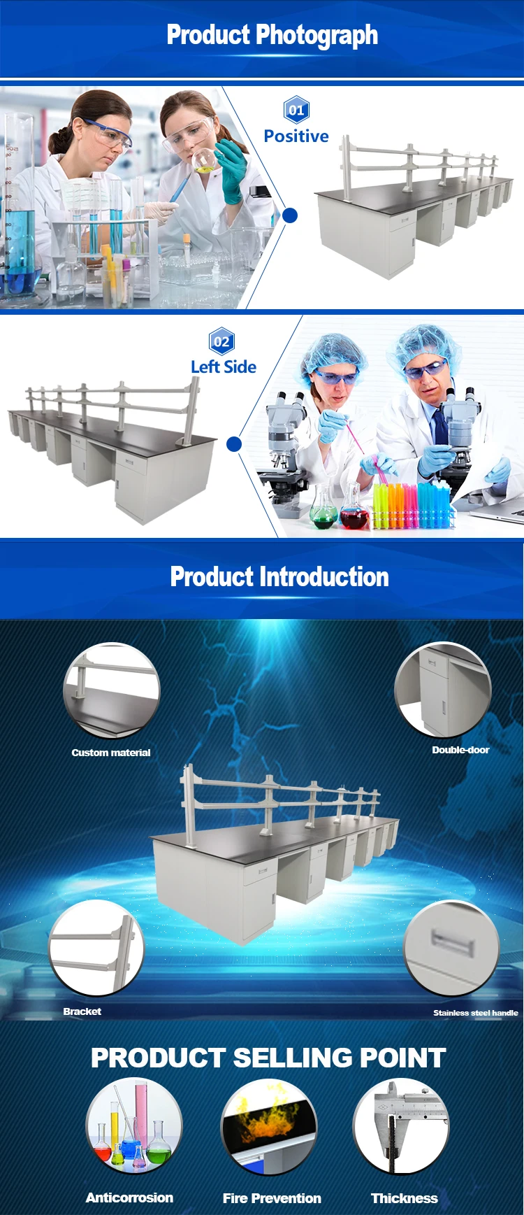 School Physics Lab Furniture Modern School Furniture Science Lab Workbench