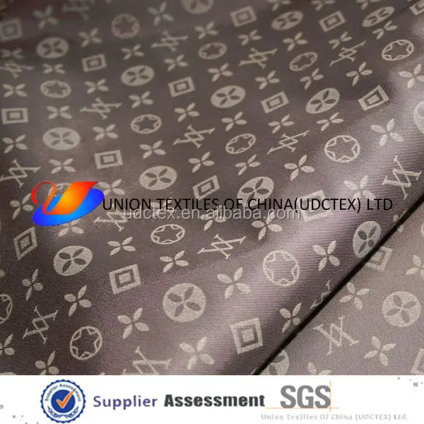 logo jacquard fabric