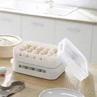 Kitchen refrigerator stackable plastic Egg storage box container