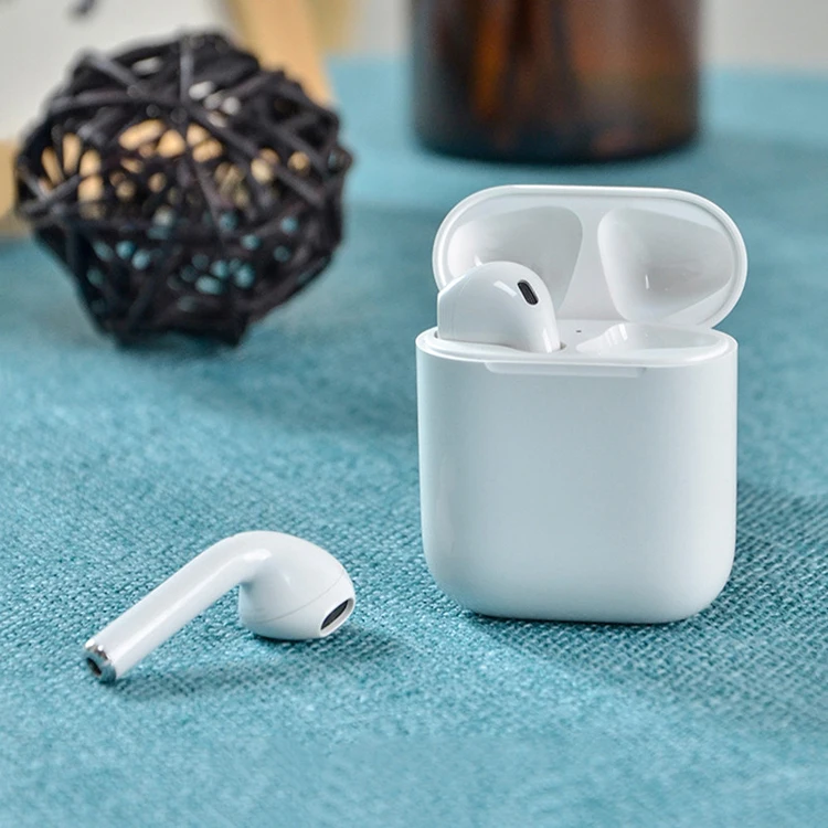 wholesale price i12 tws earphone headset 5.0 earbuds i12 hands free portable wireless headphones - ANKUX.COM