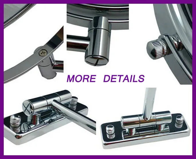 Professional led metal mirror bathroom led table mirror