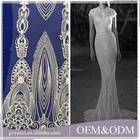 Custom Fabrics Lace Low Price Custom Classy Dress Fabrics Embroidered Tulle White Wedding Lace