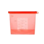 Washable Silicone Fresh Bag for Fruits Vegetables Meat Preservation Amazon Reusable Silicone Food Storage Bag