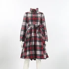 Women's autumn winter winter lady dress woolen dress