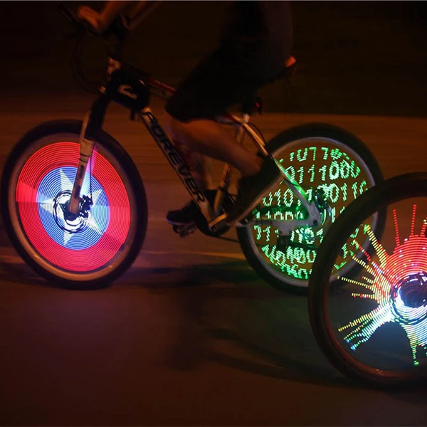 animated bike wheel lights